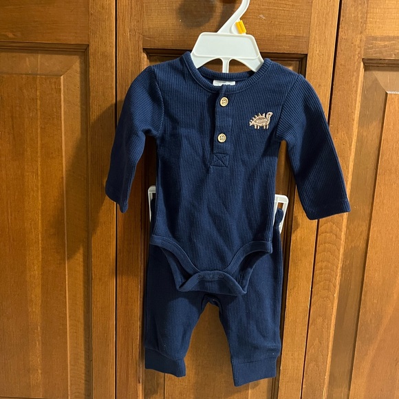 okie dokie Other - Okie Dokie Navy Blue Baby Outfit